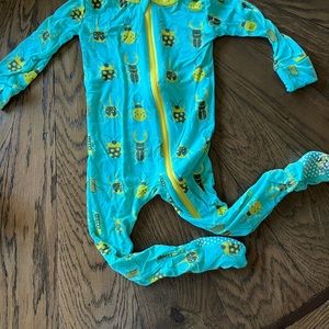 KicKee Pants one piece footed pajamas Washed, but never worn.